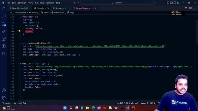 Making News Website Using React JS | Previous, Next and Loading Spinner in React JS | Gaurav Garg смотреть онлайн