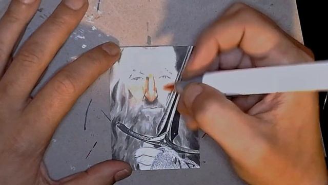 Drawing Gandalf Sketch Card смотреть онлайн