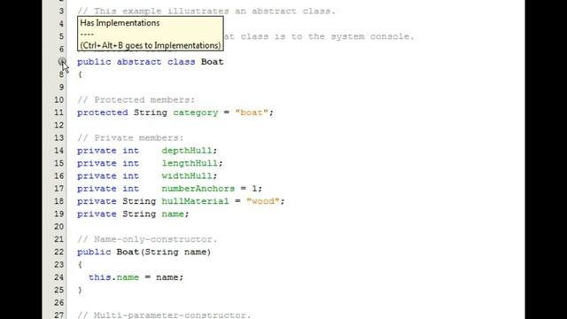Java Abstract Class смотреть онлайн