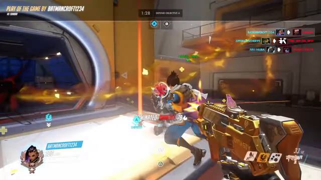 Overwatch: Origins Edition Sombra POTG hacked by me lol. смотреть онлайн