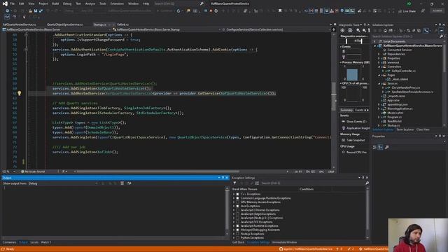 Xaf Blazor Quartz with hosted services (experiment) смотреть онлайн