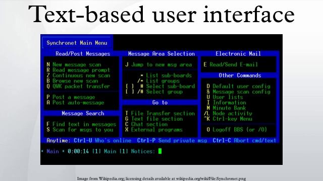 Text-based user interface смотреть онлайн
