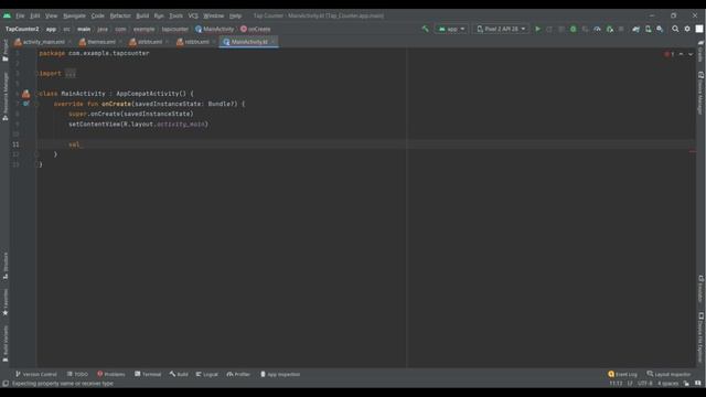 Tap counter | Easy android app| Kotlin смотреть онлайн