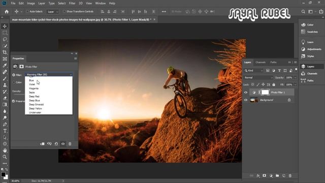 Photo filter use to Edit Photo | Photoshop Tutorial | Adobe Photoshop CC смотреть онлайн