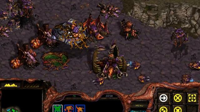 StarCraft: Brood War REMASTERED - Zerg Campaign: The Queen of Blades - 3. The Kel-Morian Combine HD смотреть онлайн