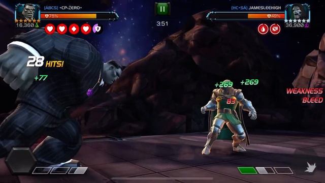 Mcoc | AW S34 Joe Fixit vs Doctor Doom node 47 (Plat3) смотреть онлайн