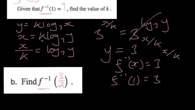Inverse log functions смотреть онлайн