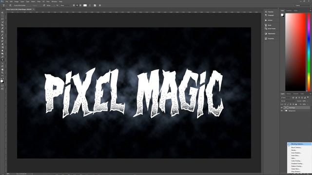 Ghostly Text - Photoshop Tutorial смотреть онлайн