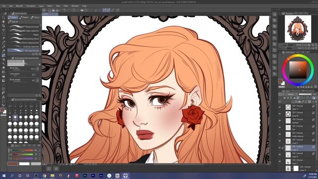 ★ How I Paint a Character Portrait - Walkthrough using CLIP STUDIO PAINT смотреть онлайн