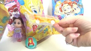 СЮРПРИЗЫ-ИГРУШКИ В КУКУРУЗНЫХ ПАЛОЧКАХ #8. ВкусноМама, Кузя и др.