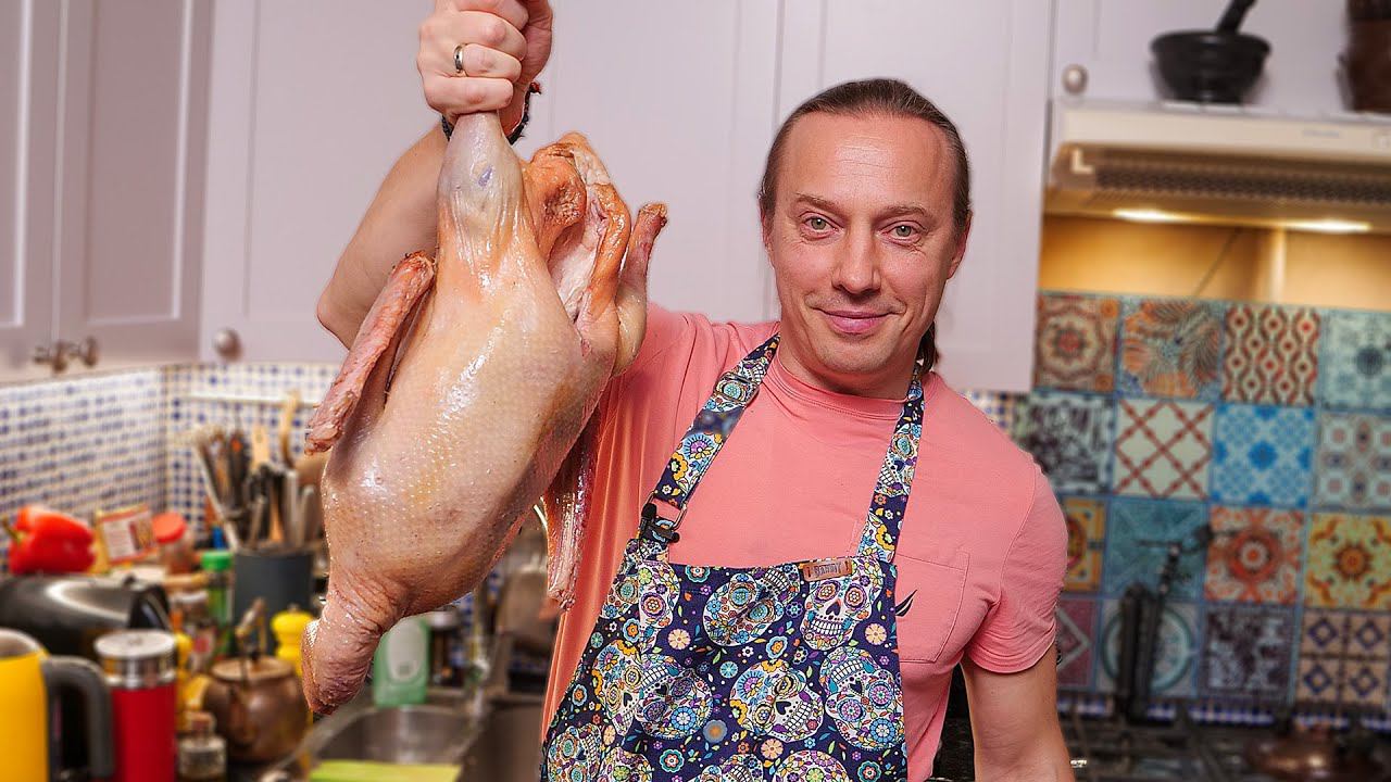 Гусь. Готовлю так, чтобы получился вкусный риет смотреть онлайн
