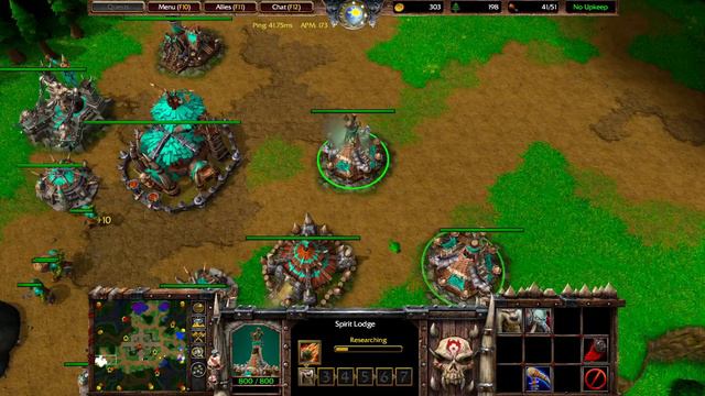 2v2 Warcraft 3 Reforged Gameplay - Purge Panda Orc Shamans Taurens Against Human & Night Elf 魔兽争霸 смотреть онлайн
