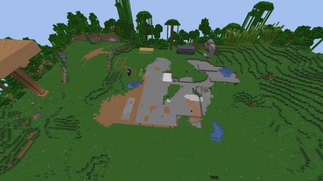 Выживание в Майнкрафте, но мир ограничен на 100 блоков!