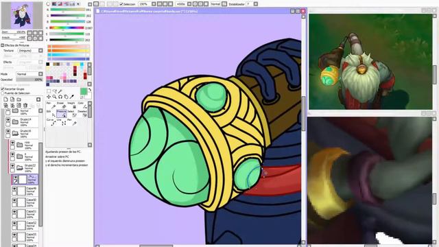 [Mouse Speedpaint] Paint tool sai - Bard league of legends смотреть онлайн