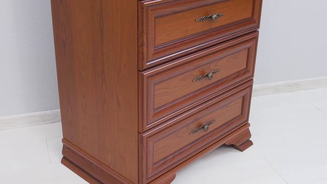Классический комод 5 ящиков из коллекции KENTAKi (Кентаки) каштан KOM5S смотреть онлайн