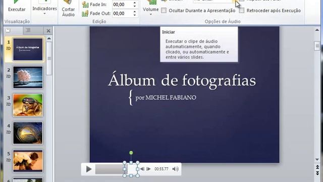 PowerPoint 2010 - Como inserir música no PowerPoint смотреть онлайн