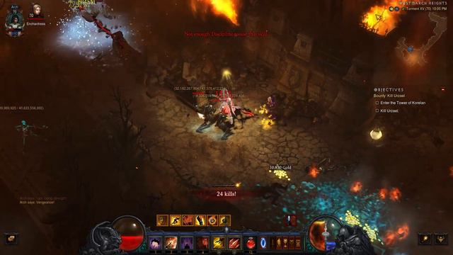 Diablo III - Demon Hunter vs Urzael T15 смотреть онлайн
