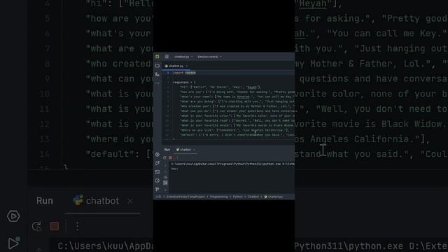Chatbot With Python смотреть онлайн