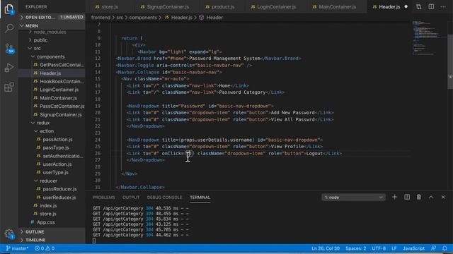 Authentication: User Logout Action on Client In Reactjs | #12 MERN STACK Tutorials in Hindi смотреть онлайн