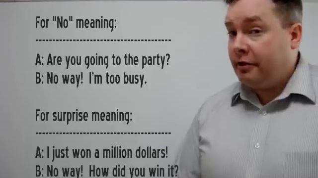 Meaning of "No way!" [ ForB English Lesson ] смотреть онлайн
