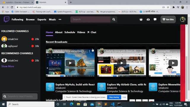 Twitch Clone with React JS смотреть онлайн
