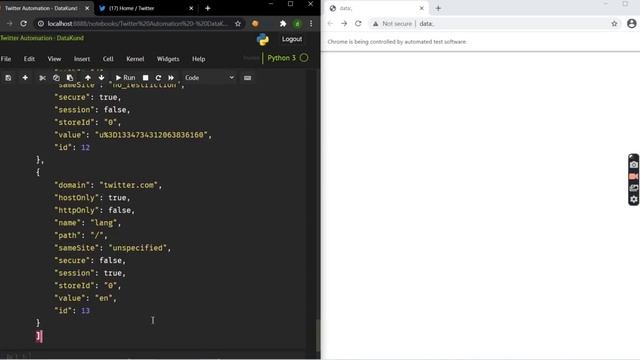 Twitter Auto Login With Cookies | Twitter Automation- Python,DataKund смотреть онлайн