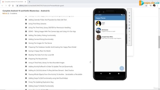 Mobile Appliction with kotlin lec 1 смотреть онлайн