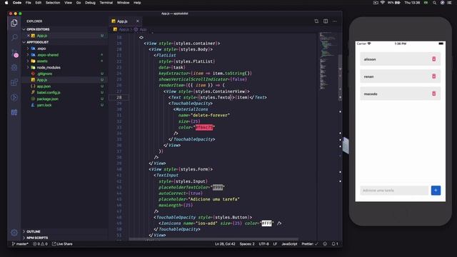 PRIMEIRO APP COM EXPO + REACT-NATIVE | TO-DO-LIST смотреть онлайн