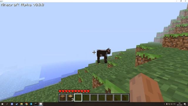 Minecraft Alpha 0.0.0 страшная версия оказалась дружелюбной...? смотреть онлайн