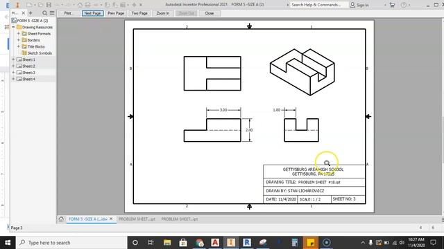 Inventor - How to PDF Drawing Sheets смотреть онлайн
