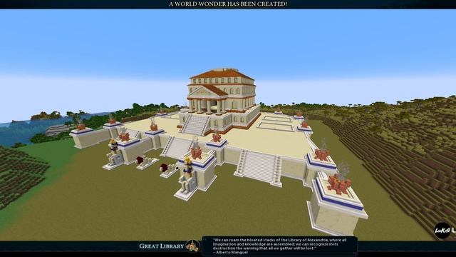 Great Library from Civilization VI but in Minecraft смотреть онлайн