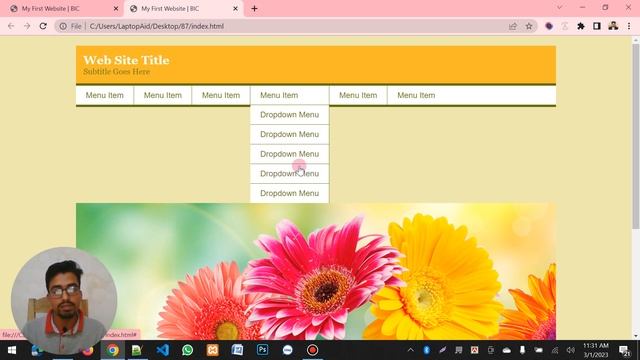 Full Website Design In HTML And CSS Bangla Tutorial 03 смотреть онлайн