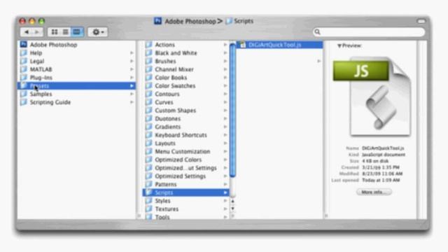 Digi-Art Tutorial: Photoshop Java Script Install instructions смотреть онлайн
