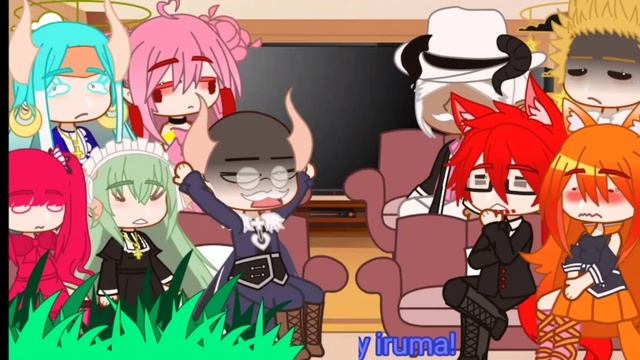Welcome to demon school||13 crowns react to iruma suzuki||Gacha club|| смотреть онлайн