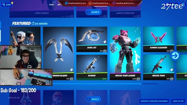 Streamers React to Janky Skin In Fortnite Item Shop смотреть онлайн