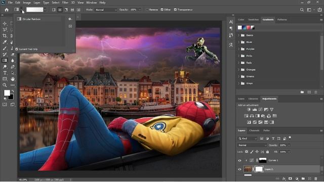 I Made A Spiderman X Iron Man X Goblin Manipulation Poster | Photoshop SpeedArt смотреть онлайн