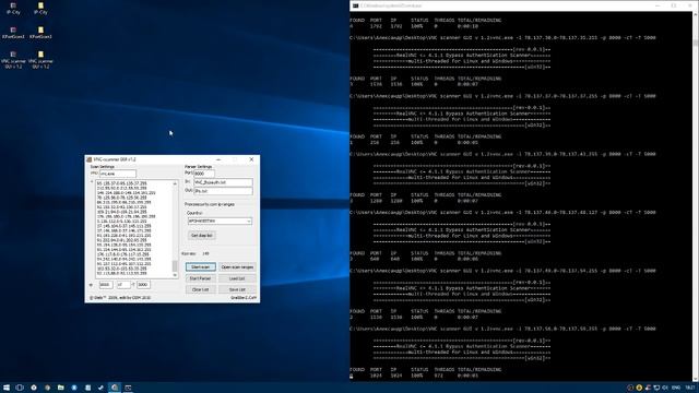 VNC scanner GUI v1.2. 2 шаг (2 часть) смотреть онлайн