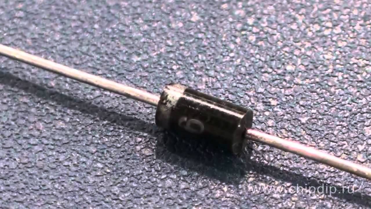 Диоды серии 1N40XX смотреть онлайн