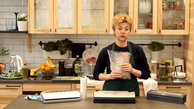 Вакуумирование продуктов с помощью упаковщика Caso смотреть онлайн