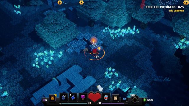 Creeper Woods Secret Rune Location Minecraft Dungeons смотреть онлайн