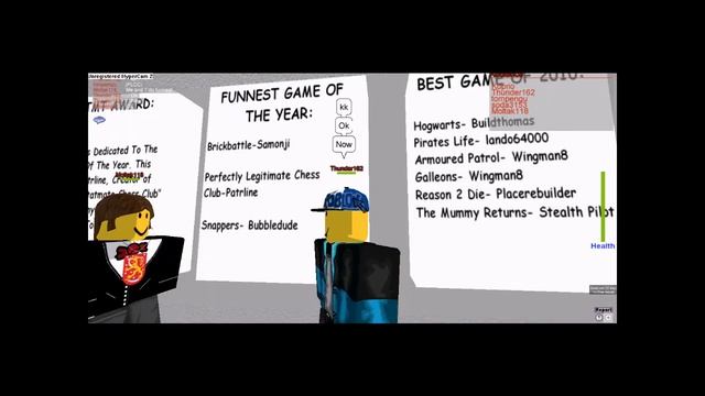ROBLOX Awards 2010 смотреть онлайн