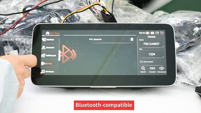 Wireless CarPlay android #car #radio For #benz car series Multimedia player Navigation GPS смотреть онлайн