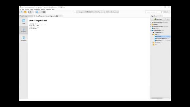 RapidMiner Model Tutorial - Linear Regression смотреть онлайн