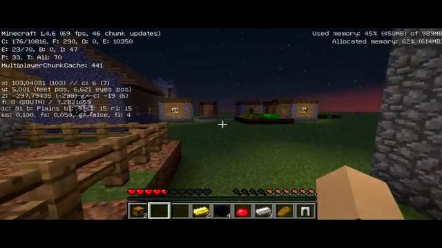 MineCraft выживание в плоском мире с Good'ом #1- Удачный сид)