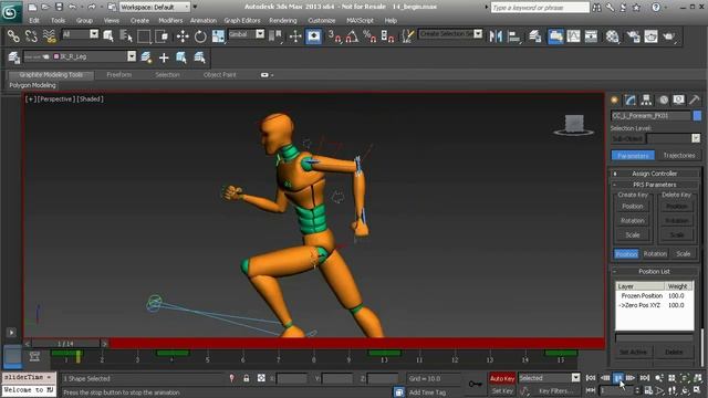 14. Adding follow-through to the forearms and wrists смотреть онлайн
