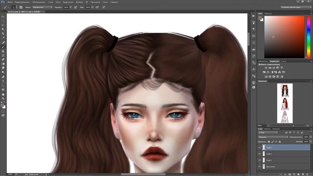 4 Простых этапа для обработки волос |Sims 4| Урок по обработке смотреть онлайн