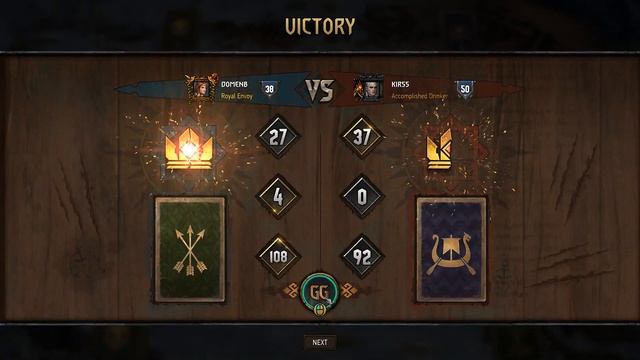 Gwent Season of the Dryad: Scoia'tael Seasonal Boost deck - Francesca Gameplay смотреть онлайн