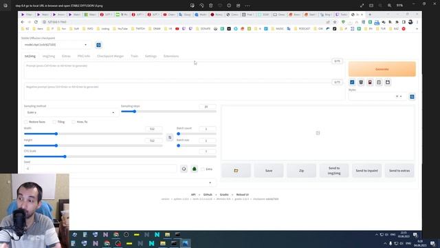 Устанавливаем нейросеть STABLE DIFFUSION - пошаговая инструкция и демонстрация работы