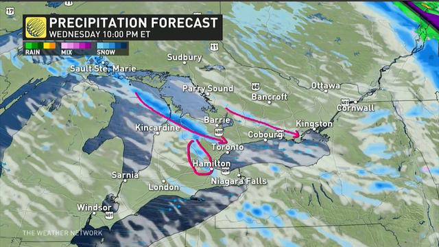 Dangerous Freeze and 1000+ km 'Super Squall' Take Aim at Ontario, Risk of 30+ cm смотреть онлайн