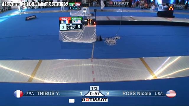 FE W F Individual Havannah GP 2016 T16 08 yellow ROSS USA vs THIBUS FRA смотреть онлайн